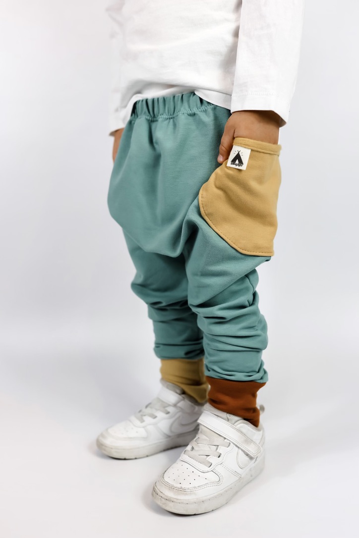 Slim Harem Pants Kunterbunt