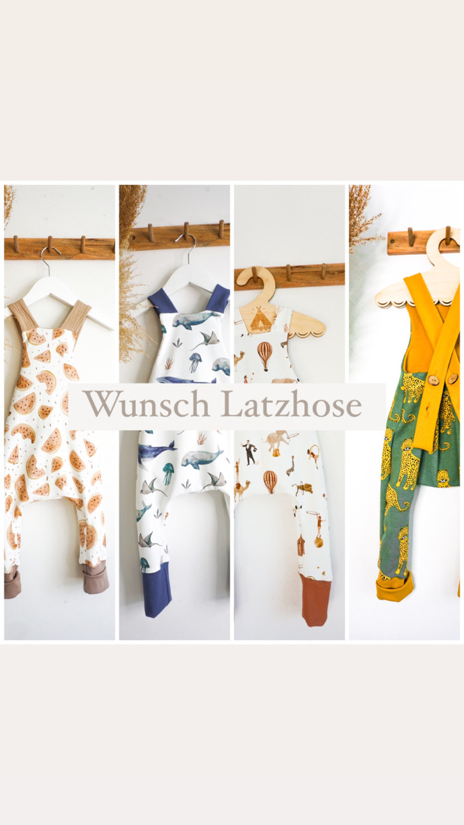 Erstelle dir deine individuelle Latzhose mit MUSTER