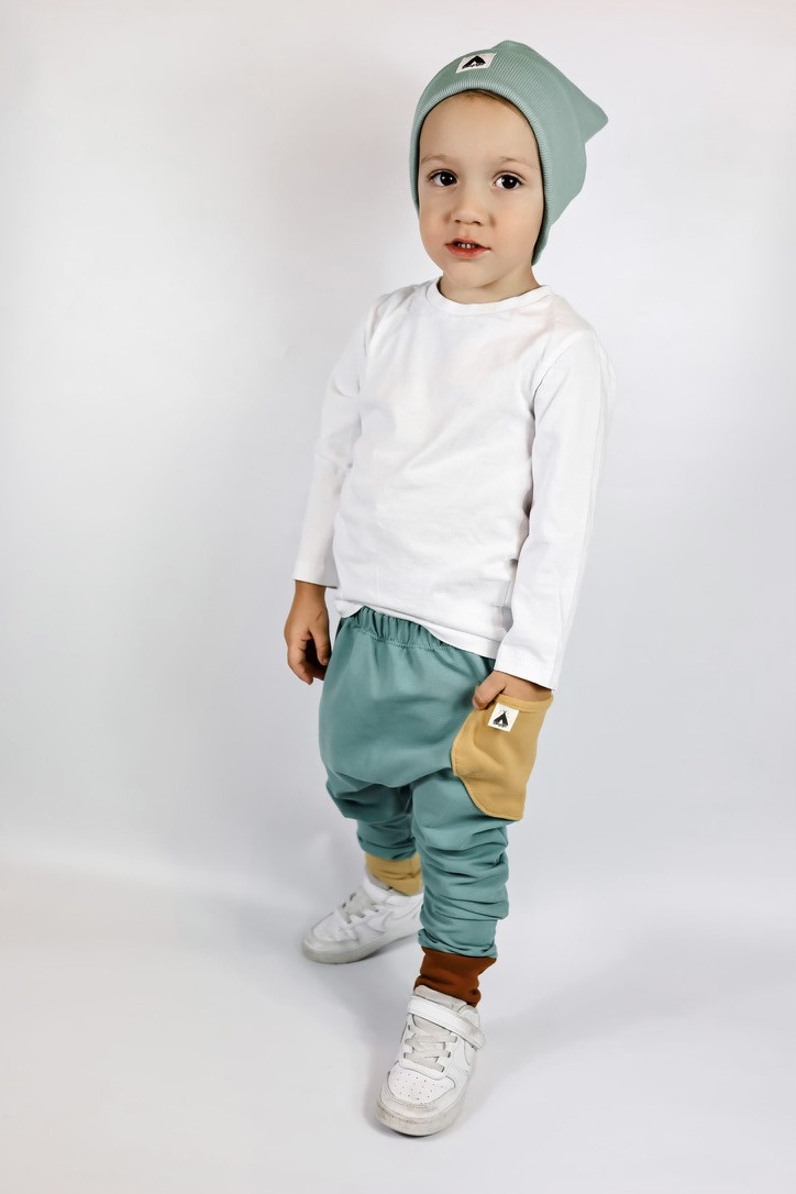 Slim Harem Pants Kunterbunt